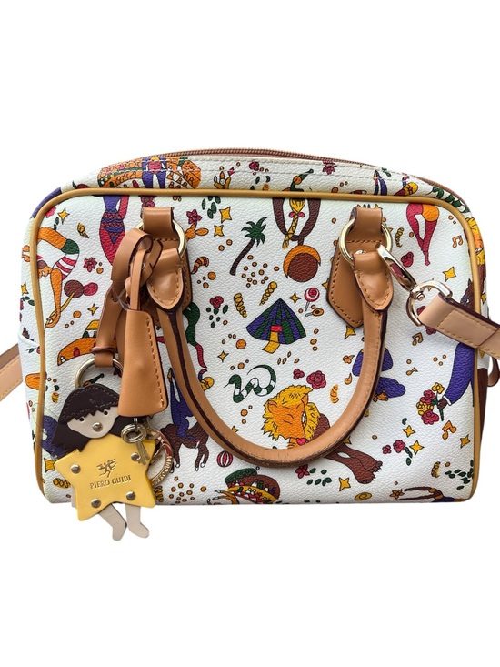 Piero Guidi Handbags - Piero Guidi Magic Circus Bauletto Piccolo Satchel Rare Italian Designer